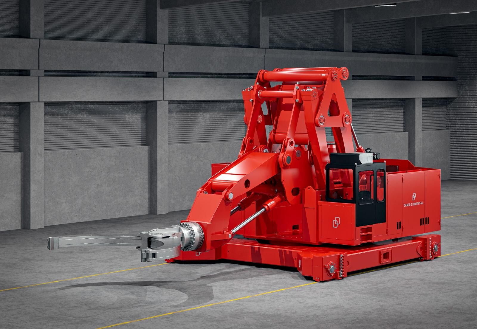 Rail-mounted stationary transport manipulator