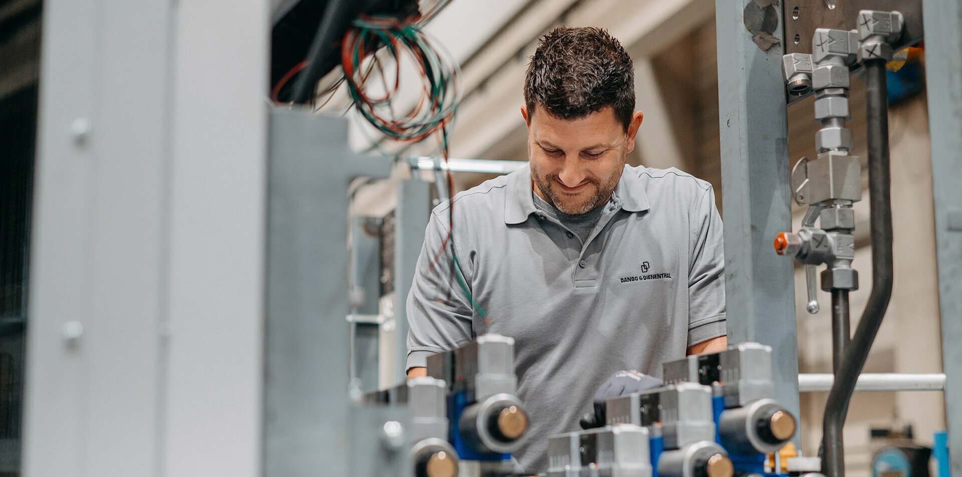 DD Maschinenbau Mitglied bei der Arbeit 