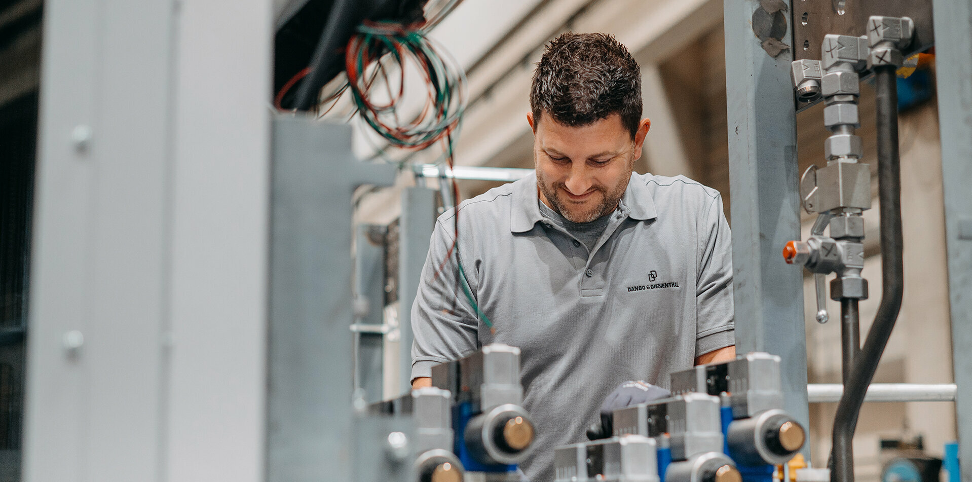 DD Maschinenbau Mitglied bei der Arbeit 