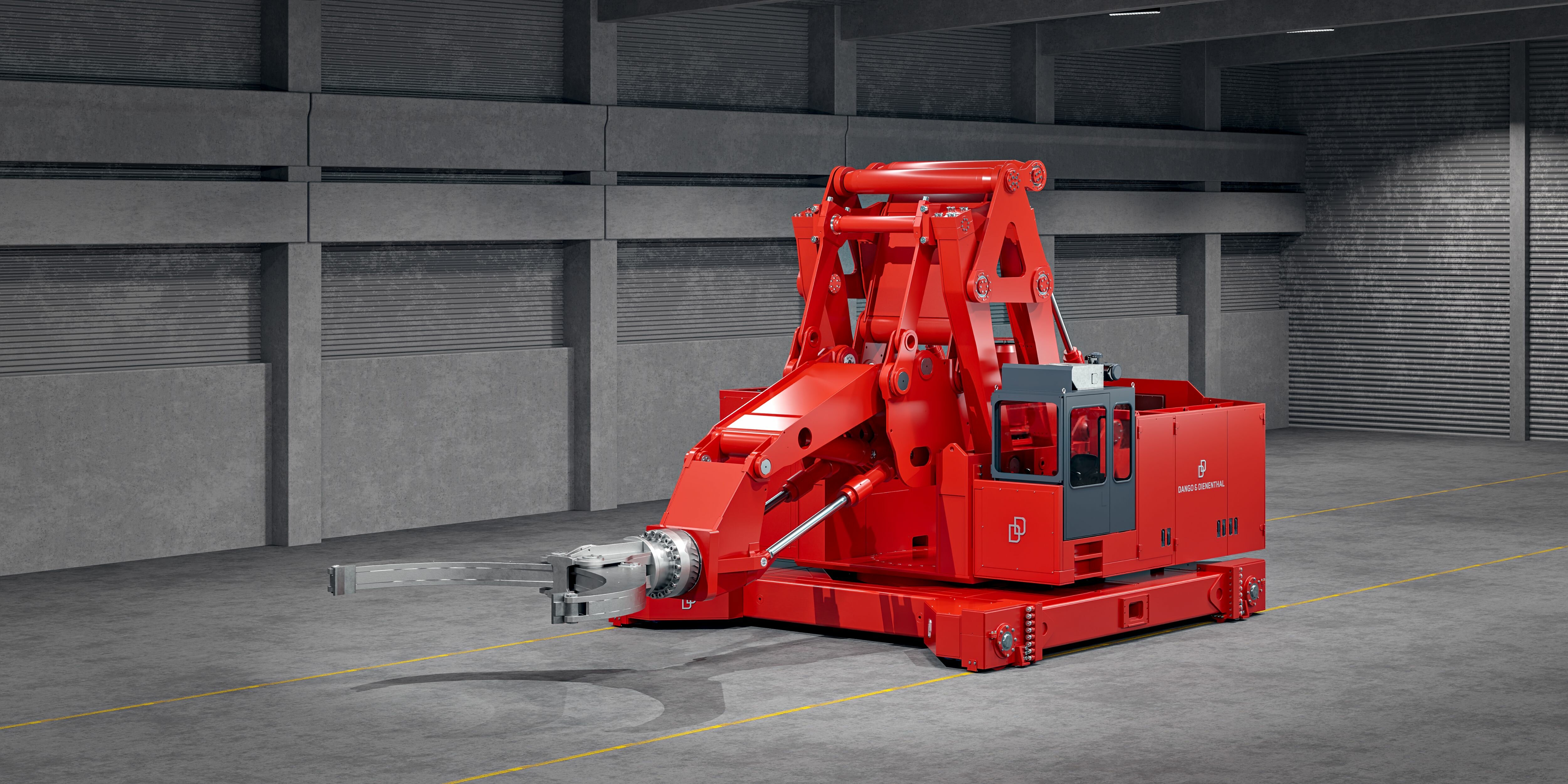schienengebundener stationärer Transportmanipulator