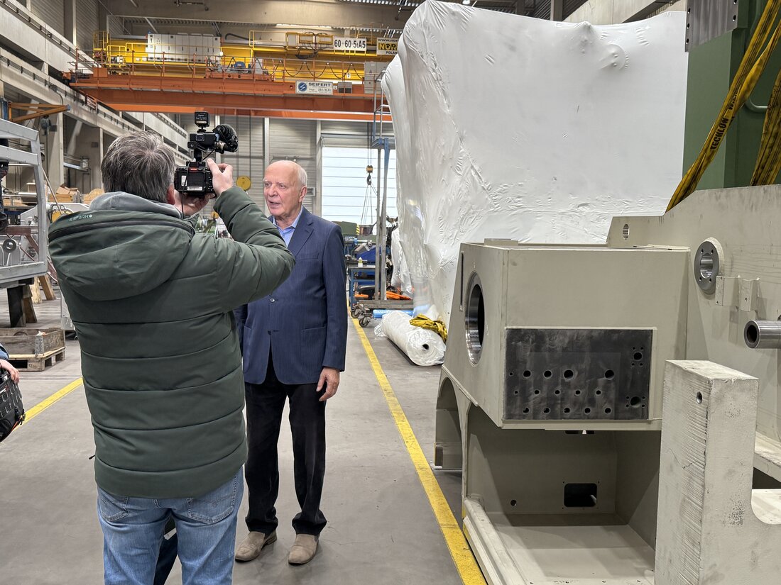 Jörg Dienenthal vor der Kamera