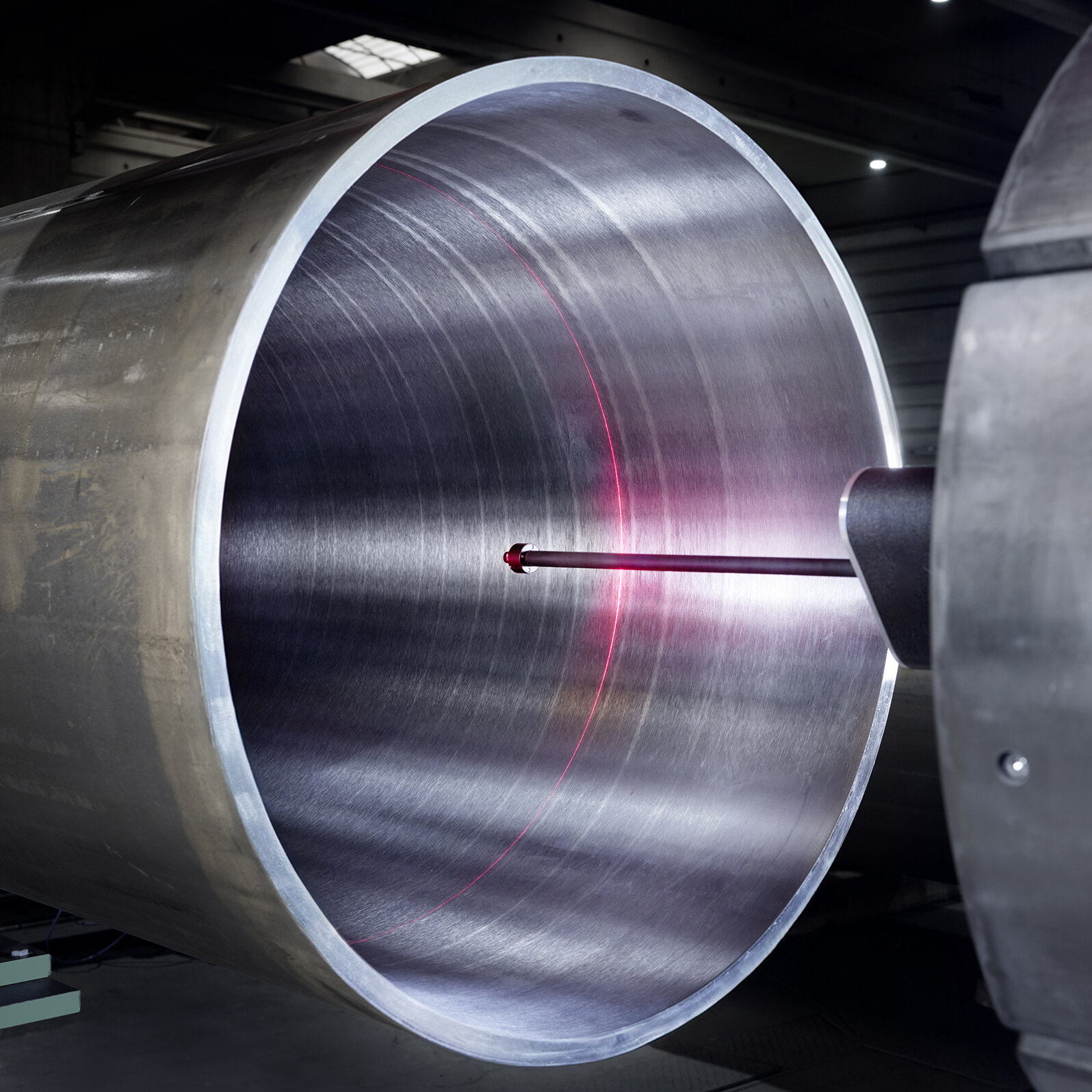 DD Pipe Sizer beim Messen