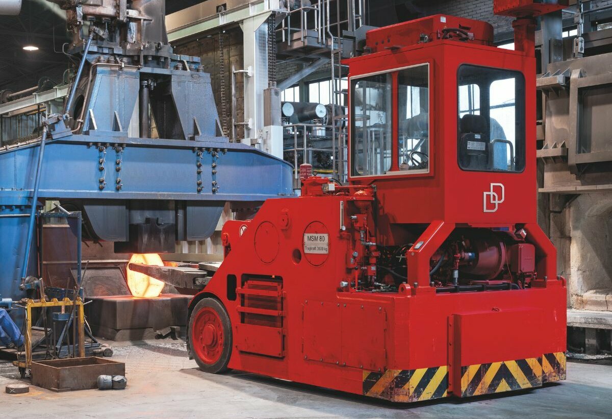 Mobile Forging Manipulator in action at Dirostahl