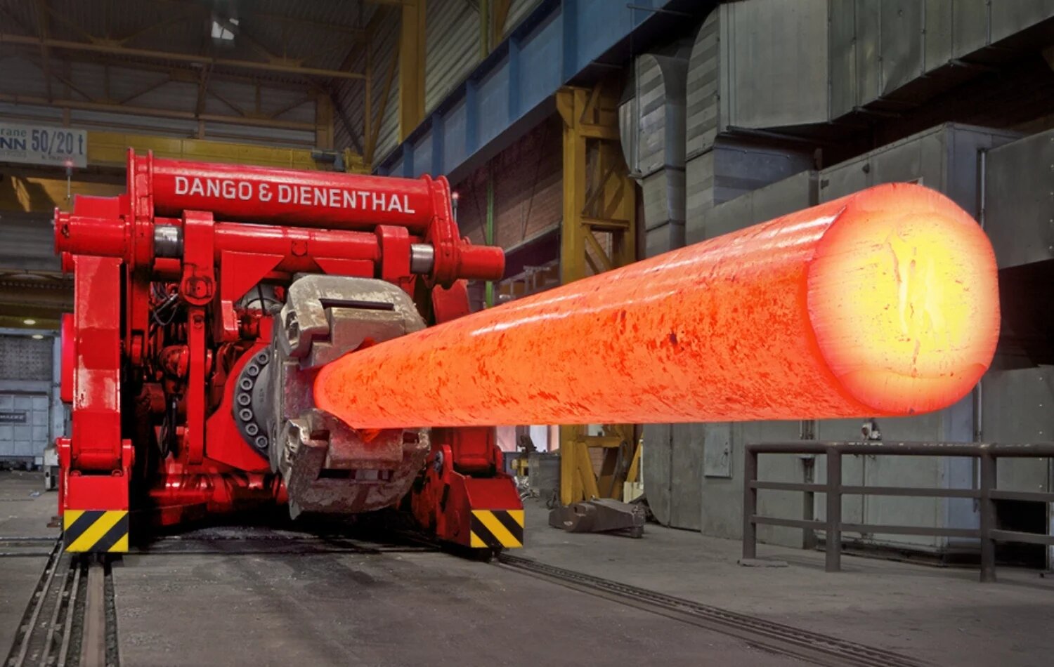 DANGO & DIENENTHAL raill-bound forging manipulator