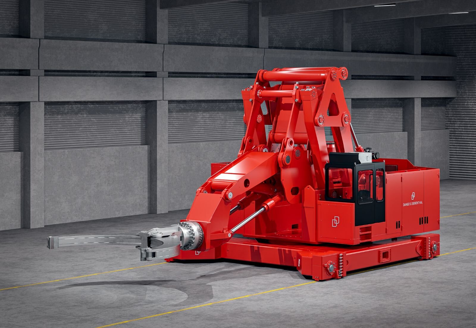 Rail-mounted stationary transport manipulator