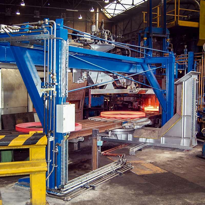 Overhead manipulator mit krananschluss